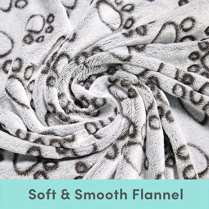 Soft Fluffy Cute Cartoon Pattern Pet Blanket